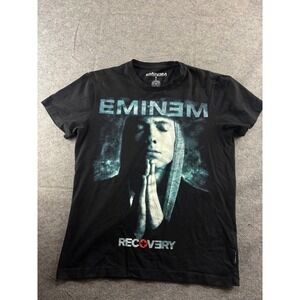 Eminem Recovery Graphic T-Shirt Black Free Authority Mens Small Hip Hop Rap Tee